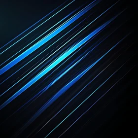 Diagonal Blue Lines Abstract Design