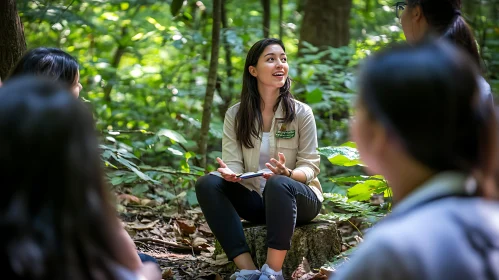 Engaging Conversation Amidst Nature