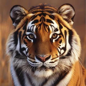 Close-Up of a Tiger's Face