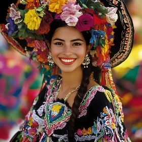 Woman with Flowers