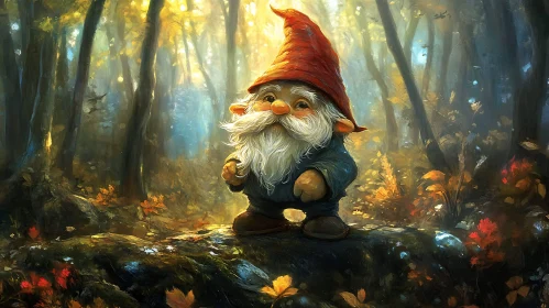 Forest Gnome Illustration