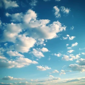 White Clouds on Blue Sky