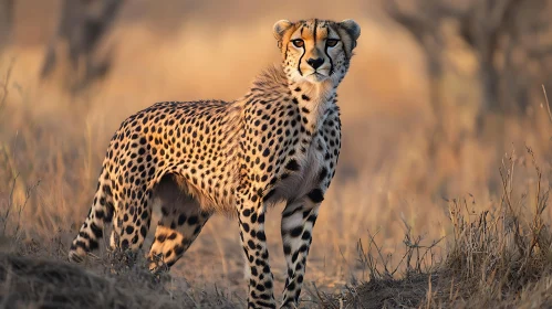 Wild Cheetah in Natural Habitat