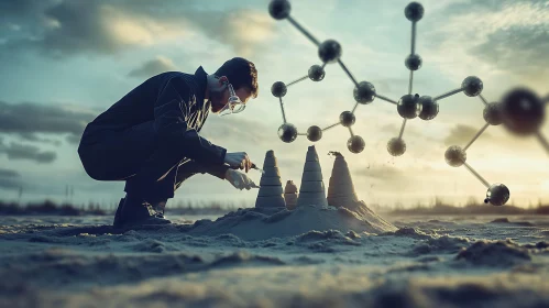 Molecular Dreams: A Sandcastle Experiment