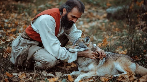 A Man's Affection for a Wolf