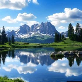 Still Waters: A Mountain Reflection