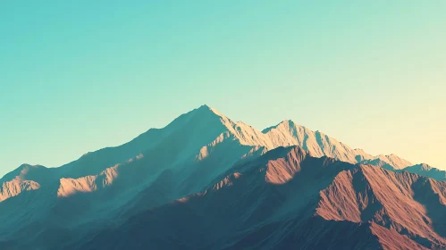 Peaceful Mountain Landscape at Dawn