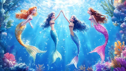 Aquatic Fantasy: A Mermaid's Gathering