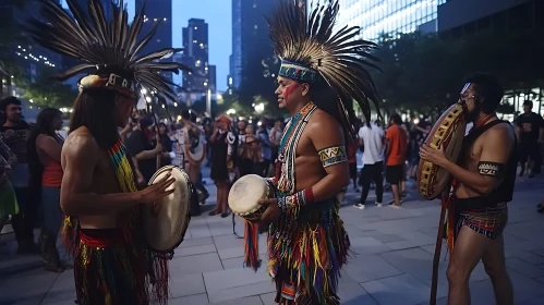 Native American Drummers Performance