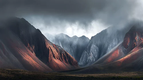 Gloomy Mountainous Landscape