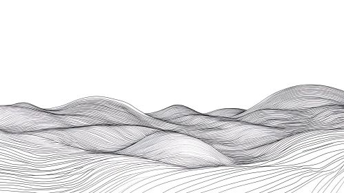 Abstract Line Waves on White