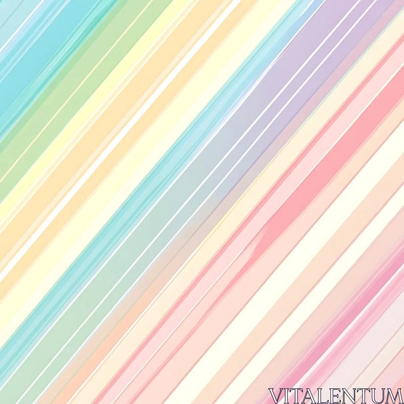 Soft Pastel Color Lines Design AI Image