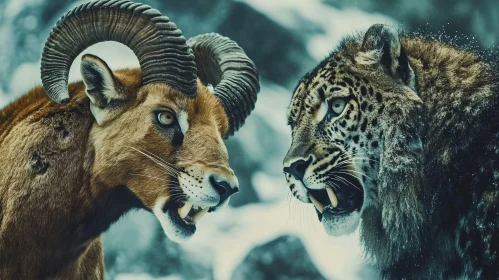 Wild Conflict: Goat vs Tiger