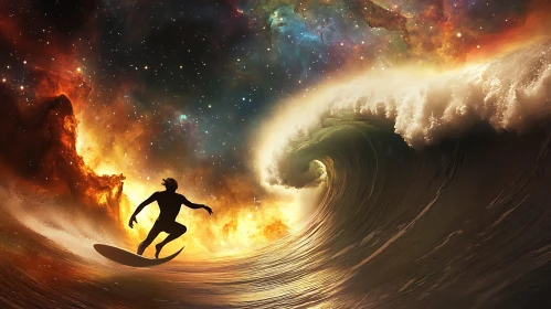 Surfing a Wave in the Universe