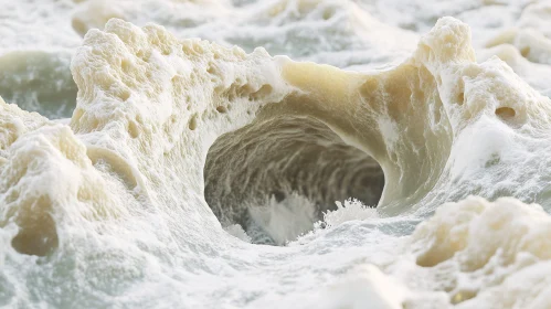 Artistic Capture of Sea Wave