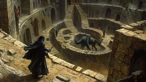 Wizard in the Stone Maze