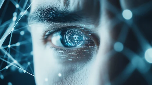 Digital Eye Close-Up: Future Vision