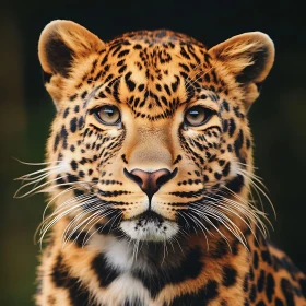 Close-Up of a Leopard's Face