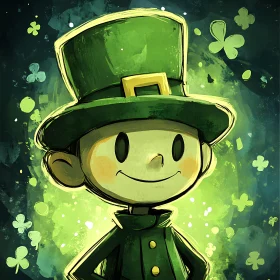 St. Patrick's Day Leprechaun Cartoon