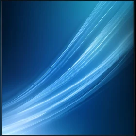 Serene Blue Lines Abstract Composition