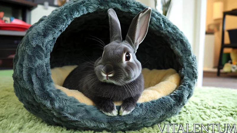 Rabbit Home Sweet Home AI Image