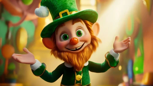 Whimsical Leprechaun Character Design