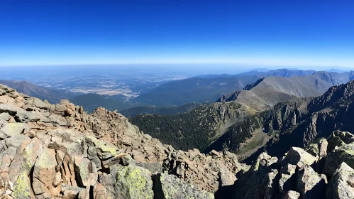 Scenic Mountain Range Landscape