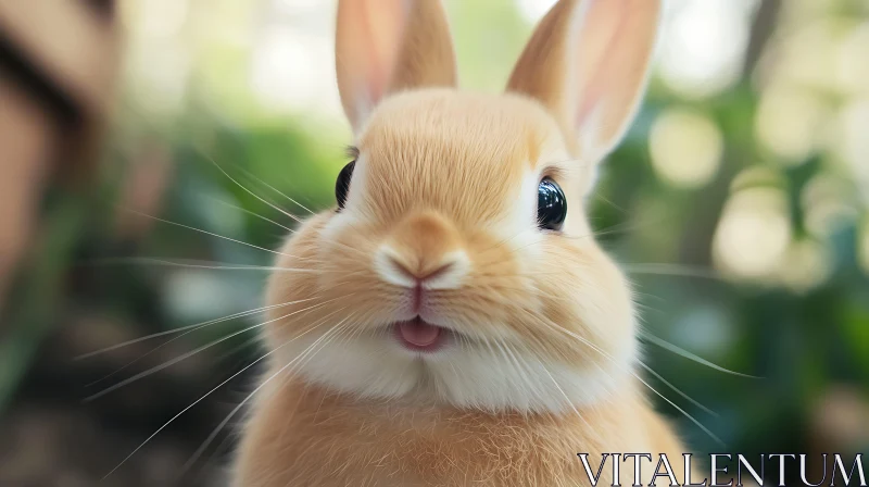 AI ART Charming Rabbit Face