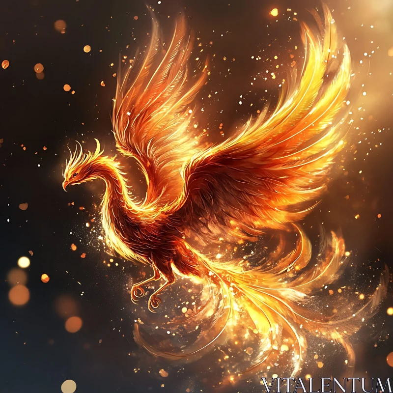 Phoenix Ablaze: A Symbol of Rebirth AI Image