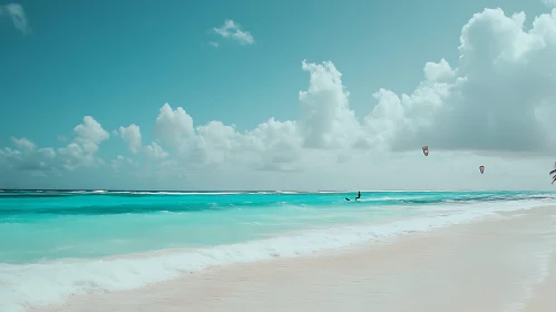 Azure Waters and White Sands Beach