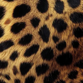 Detailed Leopard Fur Texture