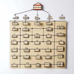 Conceptual Flowchart with Rectangular Elements