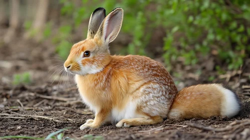 Whimsical Fox-Rabbit Creature in the Wild