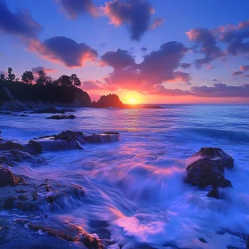 Coastal Sunset Serenity