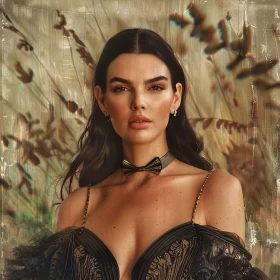 Kendall Jenner Portrait Amidst Nature