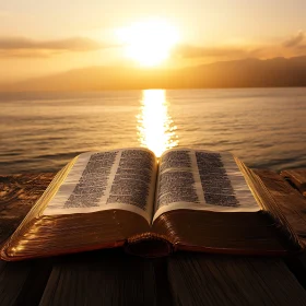 Contemplation by the Sea: An Open Book