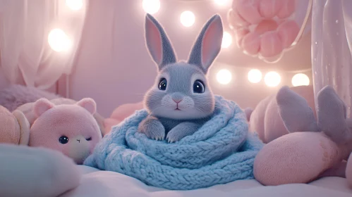 Snug Bunny Toy Still Life