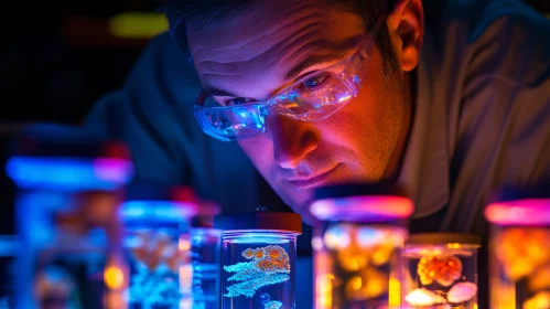 Jellyfish Research: A Scientist's Focused Study