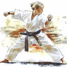 Karate Mastery: A Display of Strength and Skill