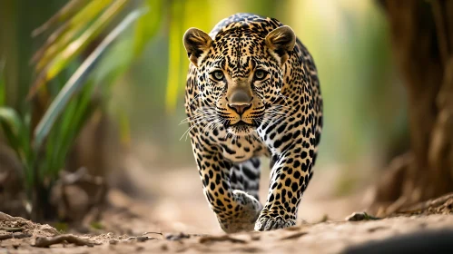 Wild Leopard Approaching