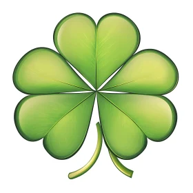 Three-Leaf Clover Graphic Art