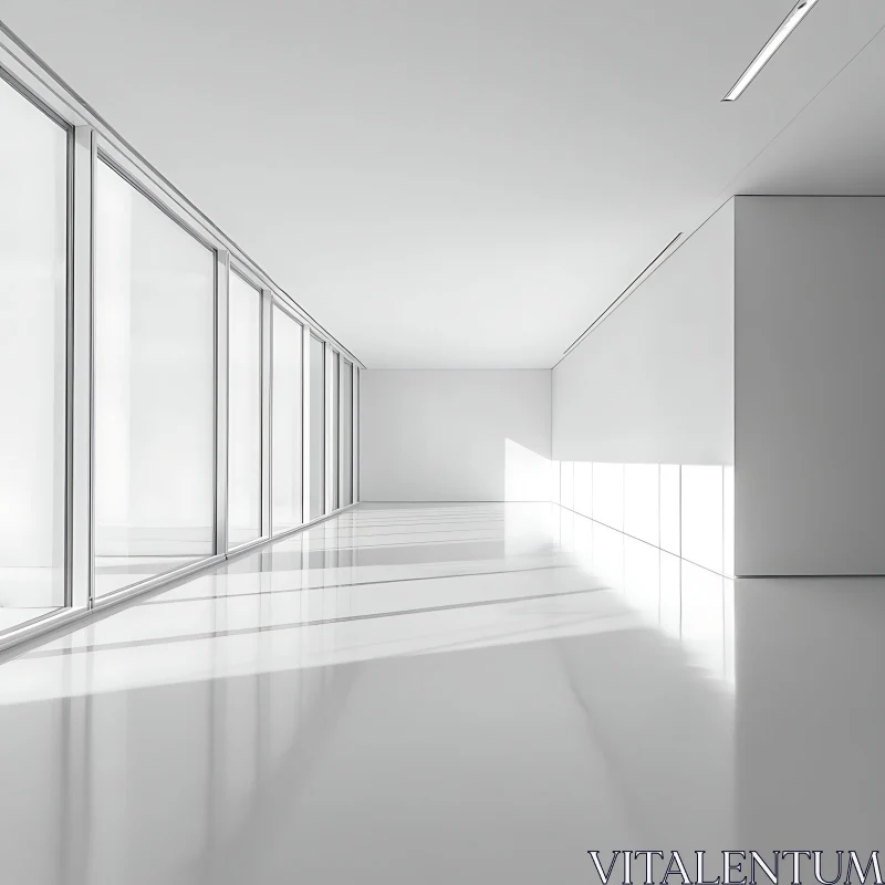 Minimalist Modern Interior Design AI Image