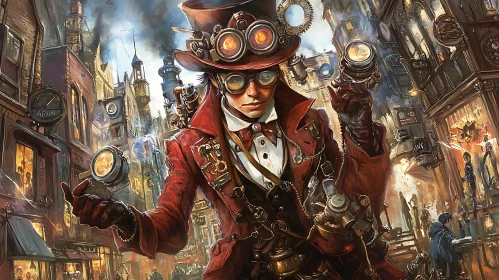 Goggles and Gears: A Steampunk Portrait