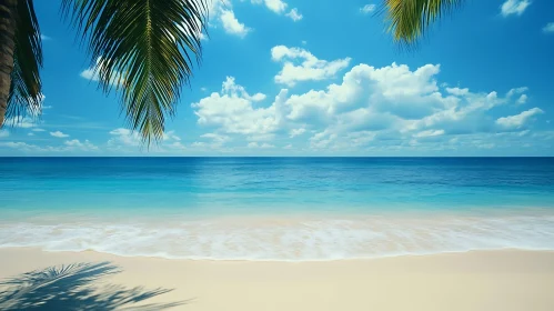 Tropical Beach Paradise with Azure Sea