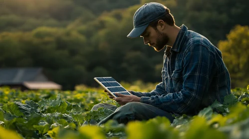 Solar Panel Inspection in a Field