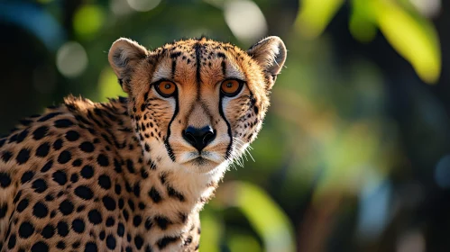 Close-up of a Cheetah's Face