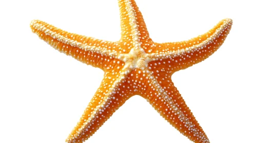 Five-Armed Starfish with White Spots