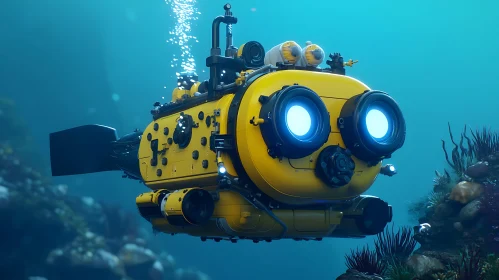 Underwater Yellow Submarine