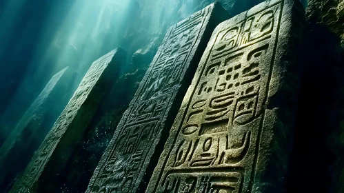 Underwater Hieroglyphs: Lost Civilization