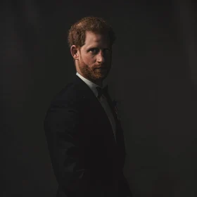 Prince Harry Tuxedo Portrait